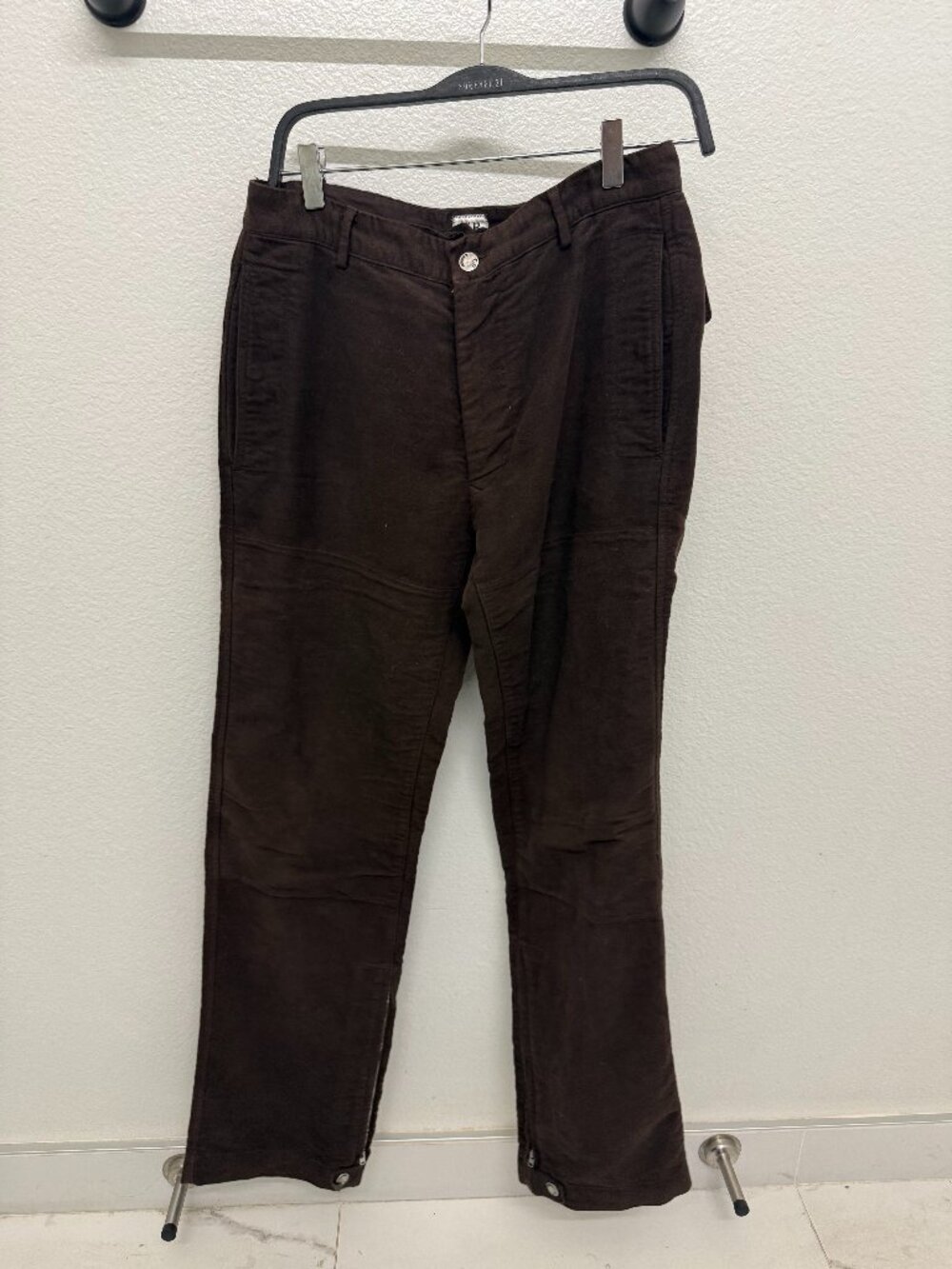 C.P. Company Brown Cargo Pants Ankle Zips Size 46